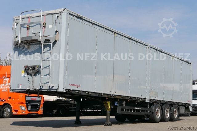 Kofferauflieger SCHWARZMÜLLER Schubboden Seitliche Türen Liftachse Plane