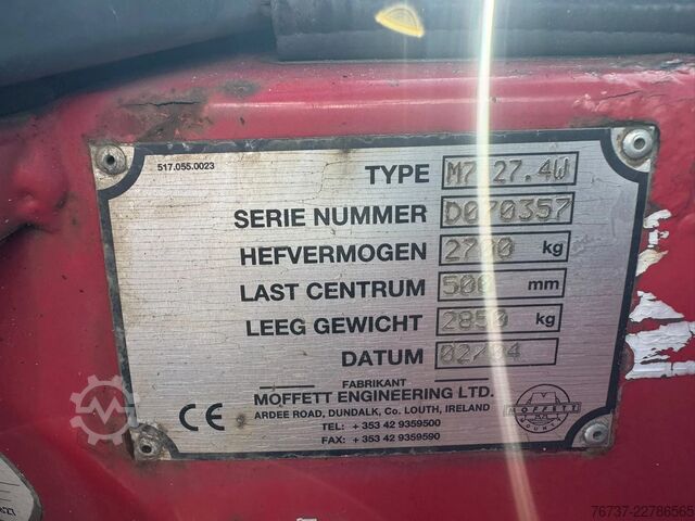 Carrello elevatore montato su camion Moffet M7 27.4W **KOOIAAP-MOFFET 2700KG
