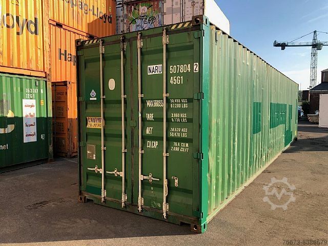 Gesloten container 40 FT High Cube Seecontainer neutralisiert