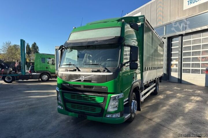 Plattewagen met zeil VOLVO FM-330 4x2 LBW