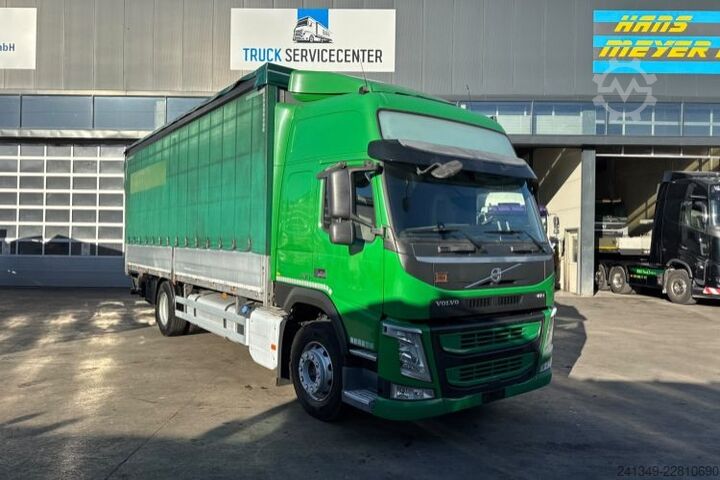 Plattewagen met zeil VOLVO FM-330 4x2 LBW