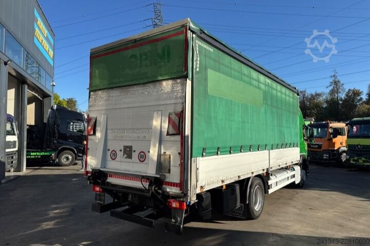 Plattewagen met zeil VOLVO FM-330 4x2 LBW