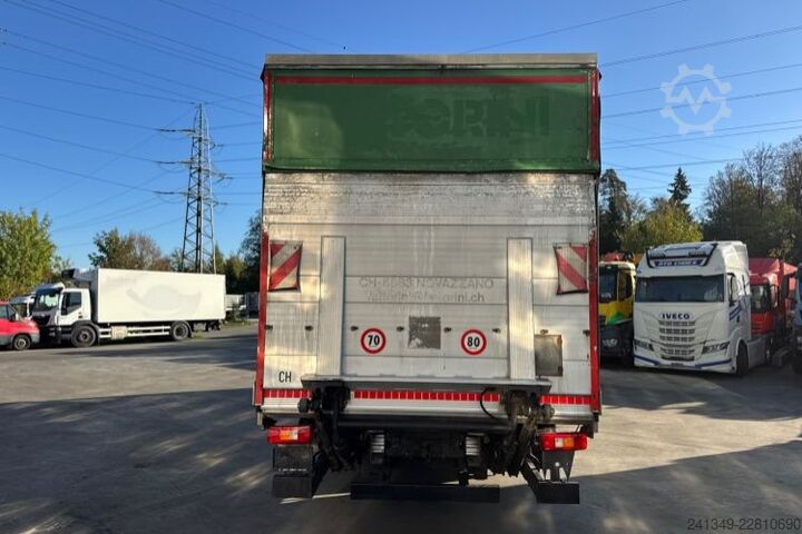 Plattewagen met zeil VOLVO FM-330 4x2 LBW