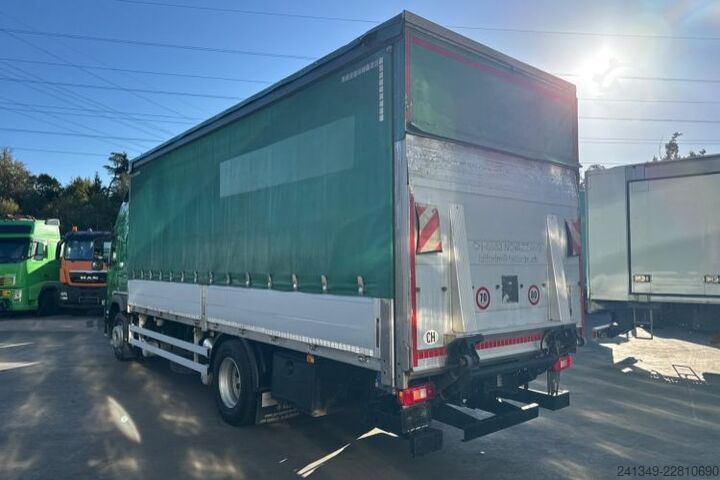 Plattewagen met zeil VOLVO FM-330 4x2 LBW