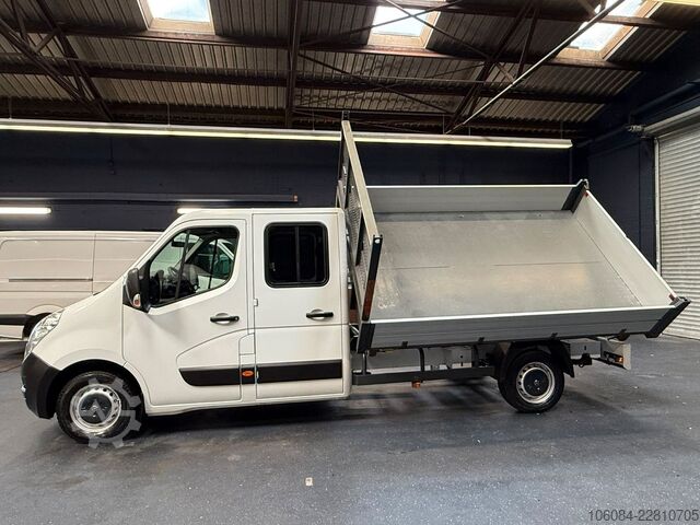 Tipvogn varebil OPEL Movano DoKa MAXI 3 Seiten Kipper Klima AHK