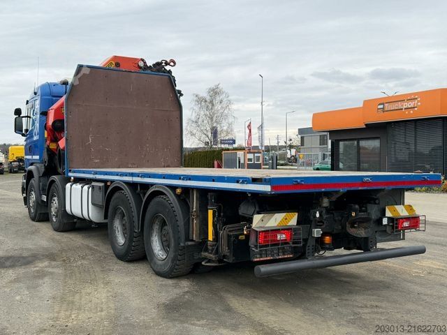 Truck mounted crane SCANIA G450 8x4 Pritsche mit Kran Palfinger PK76002 EH