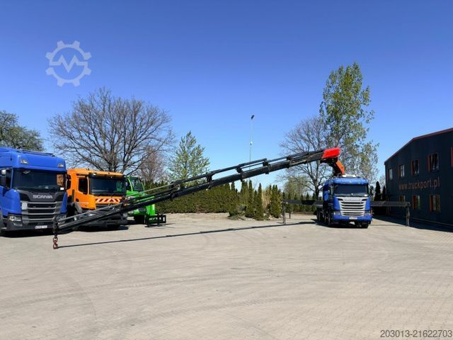 Truck mounted crane SCANIA G450 8x4 Pritsche mit Kran Palfinger PK76002 EH