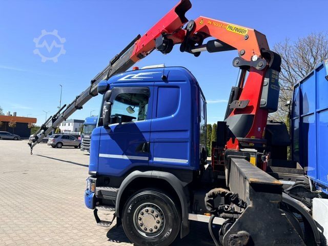 Truck mounted crane SCANIA G450 8x4 Pritsche mit Kran Palfinger PK76002 EH