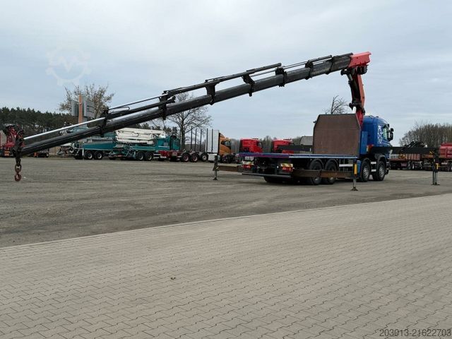 Truck mounted crane SCANIA G450 8x4 Pritsche mit Kran Palfinger PK76002 EH