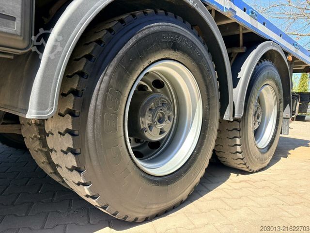 Grúa montada en camión SCANIA G450 8x4 Pritsche mit Kran Palfinger PK76002 EH
