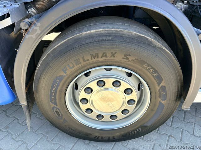 Grúa montada en camión SCANIA G450 8x4 Pritsche mit Kran Palfinger PK76002 EH