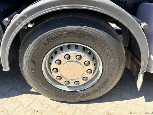 Grúa montada en camión SCANIA G450 8x4 Pritsche mit Kran Palfinger PK76002 EH