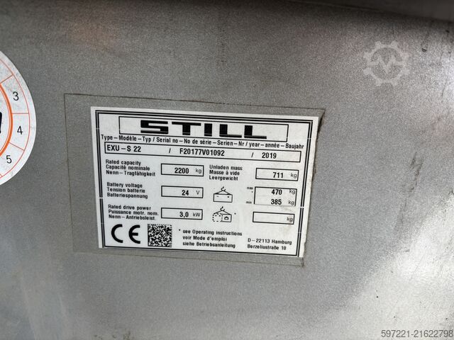 Transpaletas eléctricas Still EXUS22