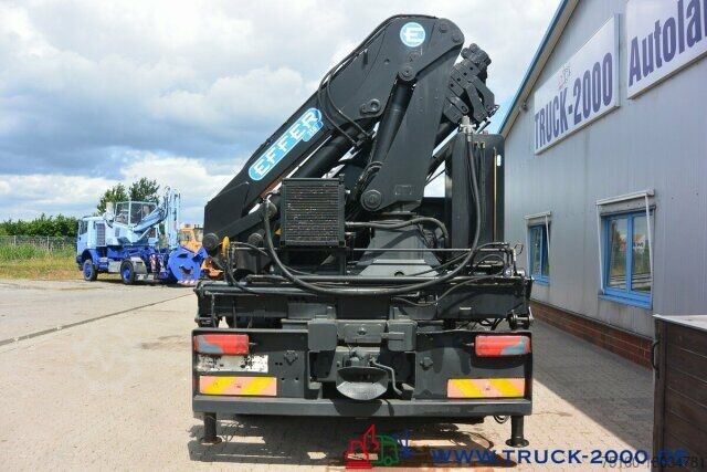 Ciężarówka z płaską platformą MAN TGS 35.400 8x4 Effer 250 6S Höhe 23,5m NL:16,3T