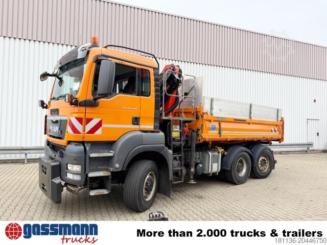 Tipvogn MAN TGS 28.400 6X4-4 BL, Lenk-/Lift,