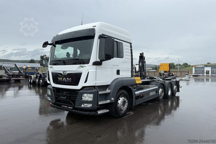 Kroklastbil MAN TGS 34.420 8×2 M-TEC Silosteller / Swiss-Vehicle