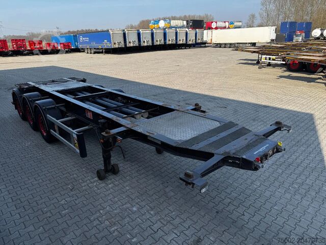 Containervervoer Burg 20FT/3-axles, SAF INTRADISC, ADR (EXII, EXII, F...