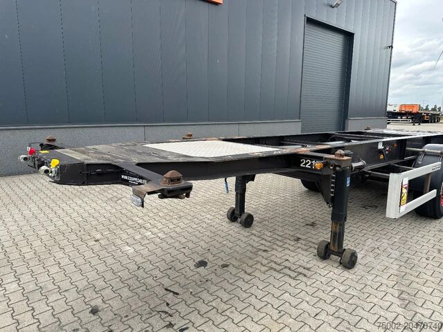 Containervervoer Burg 20FT (SWAP) / 3-axles, 3.400kg, SAF INTRADISC, ...