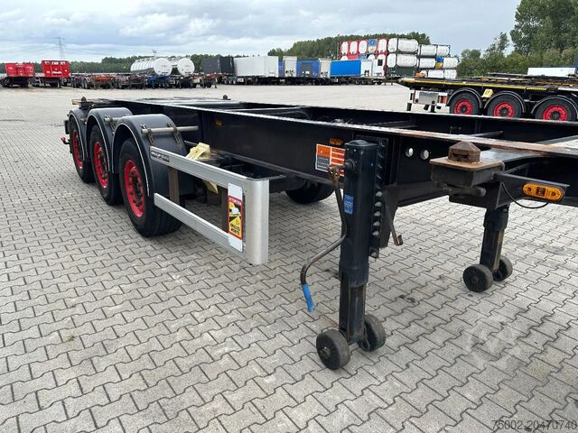 Containervervoer Burg 20FT (SWAP) / 3-axles, 3.400kg, SAF INTRADISC, ...