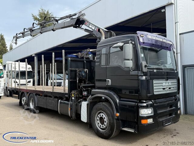 Open laadbak MAN TGA 26.310 HIAB 122-E4 Duo, Banden 95%, Nieuwst...