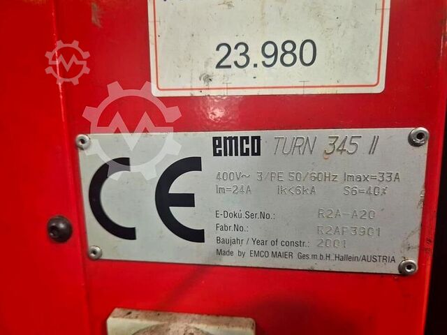 CNC lathe EMCO TURN E345 II