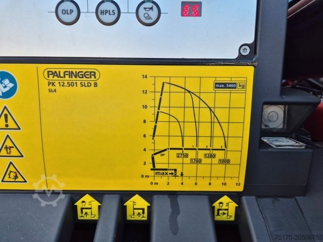 Trójstronna wywrotka IVECO AD200X46/P HR OFF Palfinger PK 12.501 Funk AHK