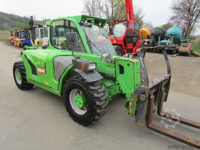 Telehandler / Telescope Forklift Merlo P25.6 nellwechsler + Palettengabel