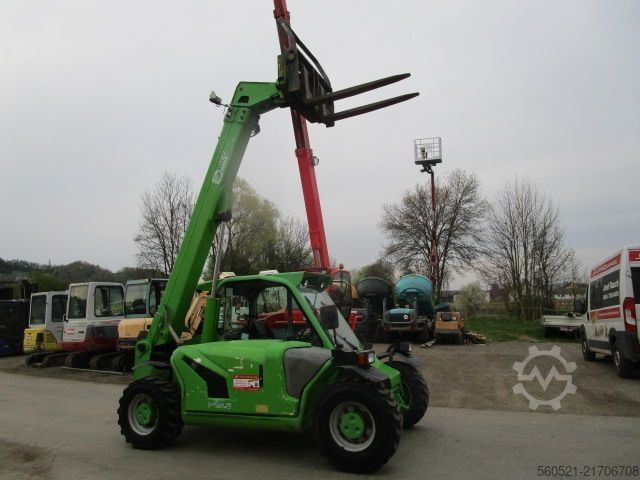 Telehandler / Telescope Forklift Merlo P25.6 nellwechsler + Palettengabel