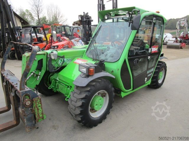 Telehandler / Telescope Forklift Merlo P25.6 nellwechsler + Palettengabel