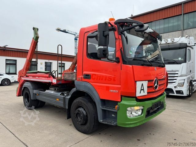 Skip truck MERCEDES-BENZ ATEGO 1530 * MEILLER-KIPPER 10 TON * KLIMA *FUNK