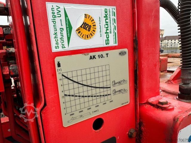 Skip truck MERCEDES-BENZ ATEGO 1530 * MEILLER-KIPPER 10 TON * KLIMA *FUNK