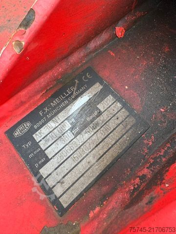 Skip truck MERCEDES-BENZ ATEGO 1530 * MEILLER-KIPPER 10 TON * KLIMA *FUNK