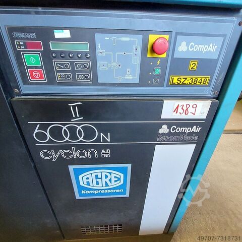 Schroefcompressor Comp Air Cyclone 6000N 75Kw 8bar 12,9m3/min
