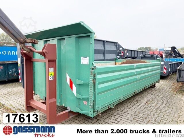 Krokcontainer Schwarzmüller Abrollcontainer mit Alu-Bordwänden ca. 11m³