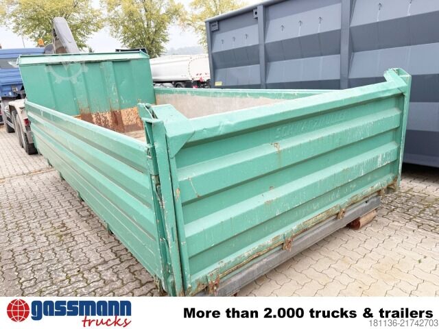 Krokcontainer Schwarzmüller Abrollcontainer mit Alu-Bordwänden ca. 11m³