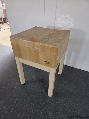Köttbearbetningsmaskin Hackklotz Aus Holz 70x70