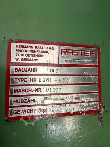 Stanzautomat RASTER 60 NL-4 S