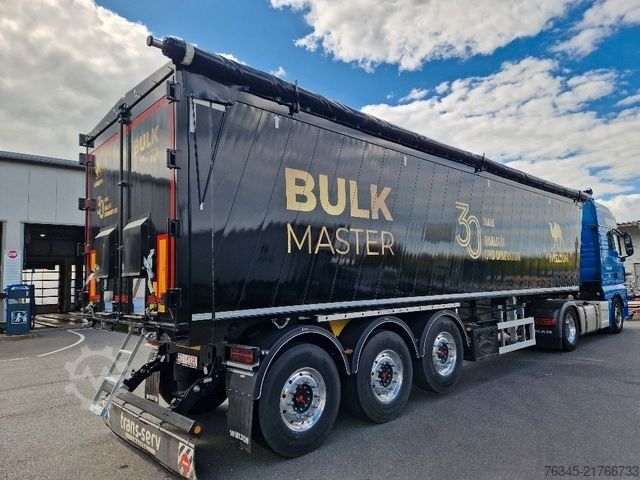 Semi-remorque benne WIELTON Alu-Kastenmulde 51m³  BULK Master BLACK Edition
