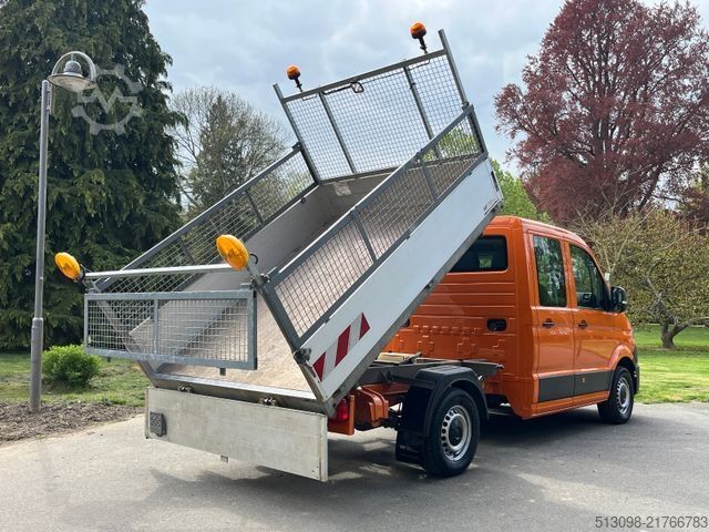 Transporter mit Kipper VOLKSWAGEN CRAFTER 2,0 TDI 4 MOTION DoKa 3-SEITENKIPPER AHK
