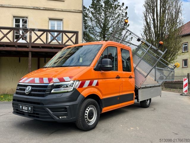 Transporter mit Kipper VOLKSWAGEN CRAFTER 2,0 TDI 4 MOTION DoKa 3-SEITENKIPPER AHK