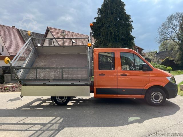Transporter mit Kipper VOLKSWAGEN CRAFTER 2,0 TDI 4 MOTION DoKa 3-SEITENKIPPER AHK