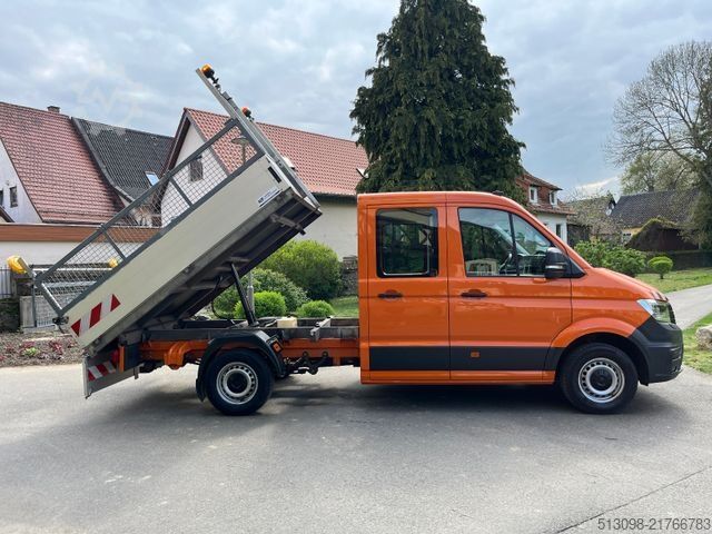 Transporter mit Kipper VOLKSWAGEN CRAFTER 2,0 TDI 4 MOTION DoKa 3-SEITENKIPPER AHK
