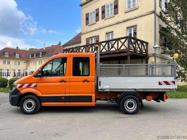 Transporter mit Kipper VOLKSWAGEN CRAFTER 2,0 TDI 4 MOTION DoKa 3-SEITENKIPPER AHK