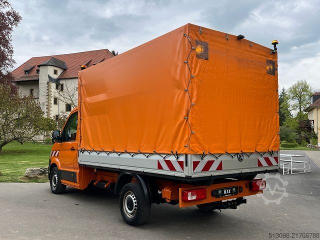 Transporter mit Pritsche & Plane VOLKSWAGEN CRAFTER PRITSCHE+PLANE 4 MOTION AHK KLIMA KAMERA