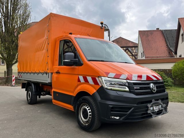Transporter mit Pritsche & Plane VOLKSWAGEN CRAFTER PRITSCHE+PLANE 4 MOTION AHK KLIMA KAMERA