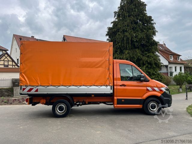 Transporter mit Pritsche & Plane VOLKSWAGEN CRAFTER PRITSCHE+PLANE 4 MOTION AHK KLIMA KAMERA