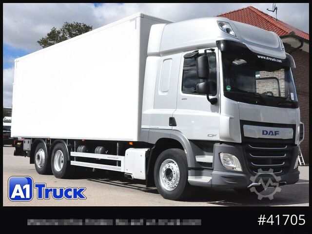 Autocarro con cassone DAF CF 450 LL LBW, Lift-Lenkachse, L 7,4m. H 2,6m