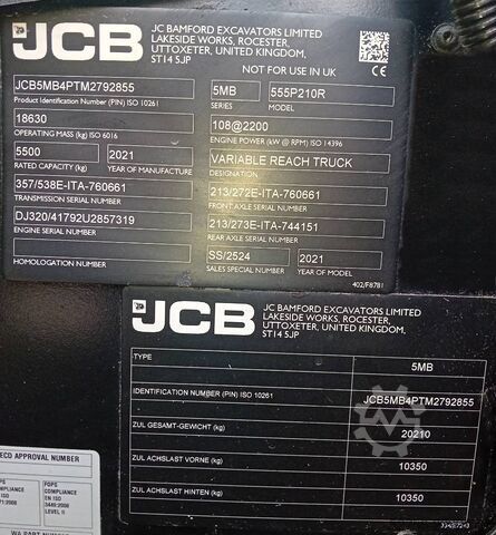  JCB 555P210R