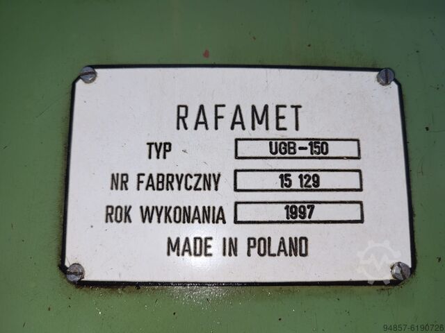Ondervloerdraaibank UGB 150 RAFAMET UGB 150