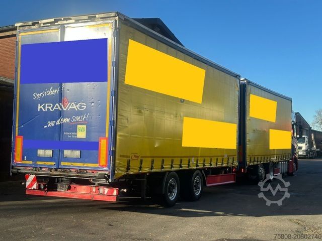 Camion jumbo SCANIA R450 Jumbozug 3+2 Durchlader Euro6D Retarder